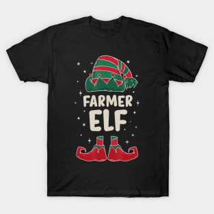 Farmer Elf - Funny Elf for X-Mas Fans T-Shirt